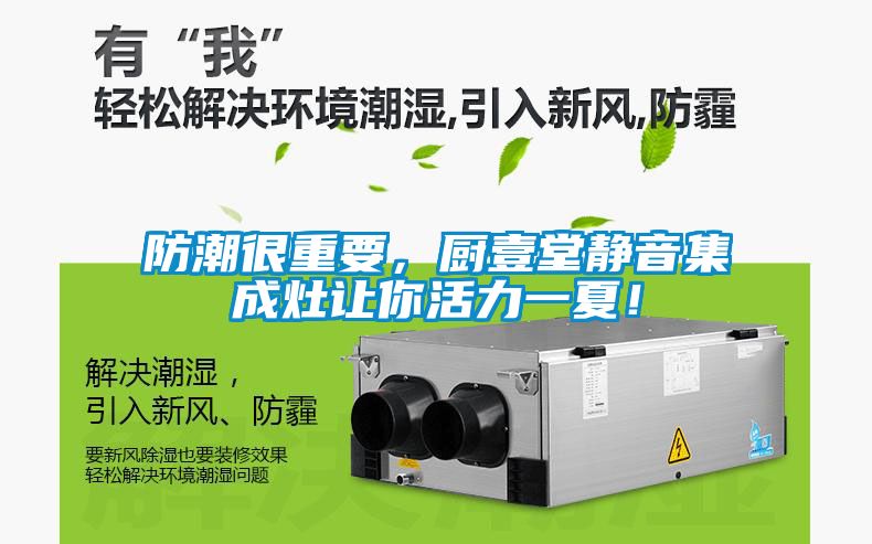 防潮很重要，廚壹堂靜音集成灶讓你活力一夏！