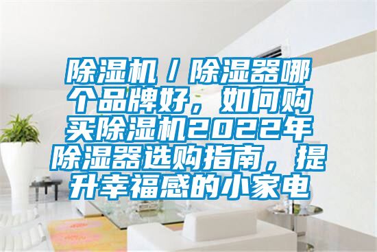 除濕機／除濕器哪個品牌好，如何購買除濕機2022年除濕器選購指南，提升幸福感的小家電