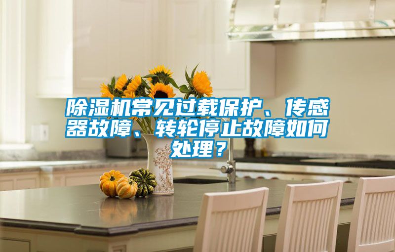 除濕機常見過載保護、傳感器故障、轉輪停止故障如何處理？
