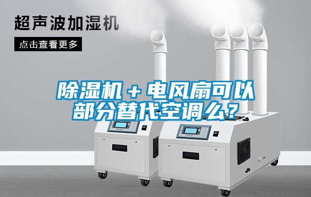 除濕機＋電風扇可以部分替代空調么？