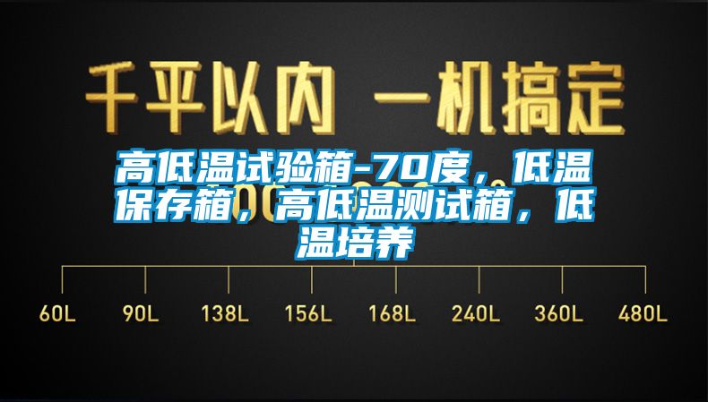 高低溫試驗箱-70度，低溫保存箱，高低溫測試箱，低溫培養