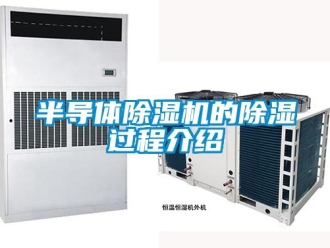 企業新聞半導體除濕機的除濕過程介紹
