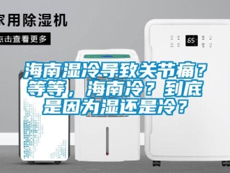行業新聞海南濕冷導致關節痛？等等，海南冷？到底是因為濕還是冷？