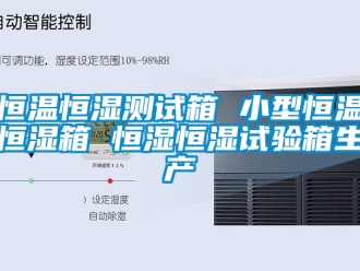知識百科恒溫恒濕測試箱 小型恒溫恒濕箱 恒濕恒濕試驗箱生產