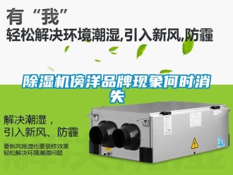 常見問題除濕機傍洋品牌現象何時消失