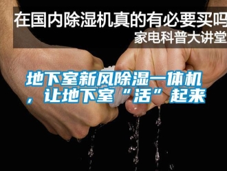 企業新聞地下室新風除濕一體機，讓地下室“活”起來