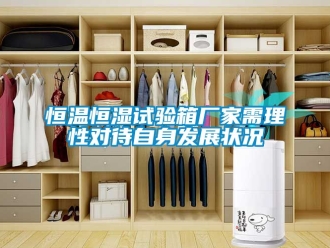 知識百科恒溫恒濕試驗箱廠家需理性對待自身發展狀況