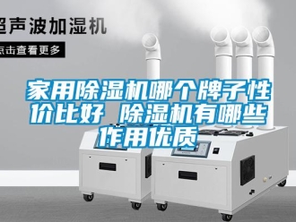 常見問題家用除濕機哪個牌子性價比好 除濕機有哪些作用優質