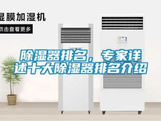 行業新聞除濕器排名，專家詳述十大除濕器排名介紹