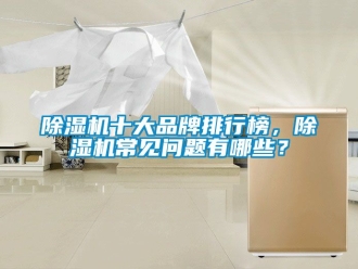 企業新聞除濕機十大品牌排行榜，除濕機常見問題有哪些？