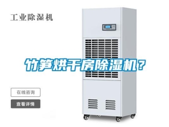 知識百科竹筍烘干房除濕機？