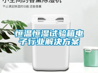 知識百科恒溫恒濕試驗箱電子行業解決方案