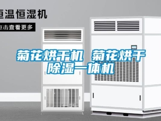 行業新聞菊花烘干機 菊花烘干除濕一體機