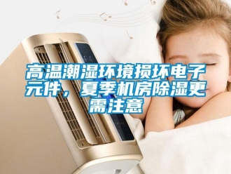 企業新聞高溫潮濕環境損壞電子元件，夏季機房除濕更需注意