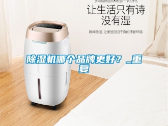 企業新聞除濕機哪個品牌更好？_重復