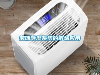 知識百科液體除濕系統的市場應用