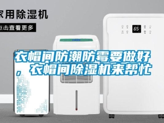 知識百科衣帽間防潮防霉要做好，衣帽間除濕機來幫忙
