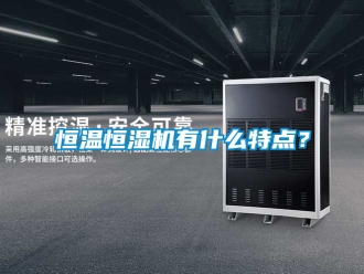 知識百科恒溫恒濕機有什么特點？