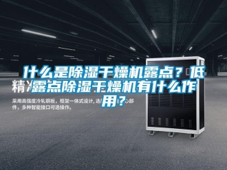 知識百科什么是除濕干燥機露點？低露點除濕干燥機有什么作用？