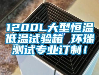 常見問題1200L大型恒溫低溫試驗箱 環瑞測試專業訂制！