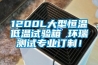 1200L大型恒溫低溫試驗箱 環瑞測試專業訂制！