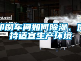 常見問題印刷車間如何除濕、保持適宜生產環境