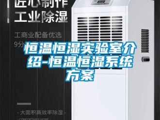 知識百科恒溫恒濕實驗室介紹-恒溫恒濕系統方案