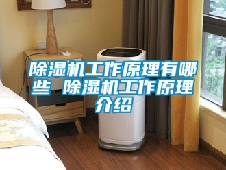 行業新聞除濕機工作原理有哪些 除濕機工作原理介紹