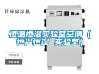 知識百科恒溫恒濕實驗室空調（恒溫恒濕 實驗室）