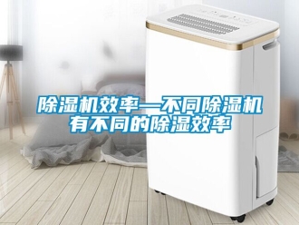 行業新聞除濕機效率—不同除濕機有不同的除濕效率
