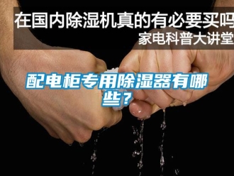 行業新聞配電柜專用除濕器有哪些？