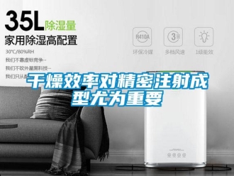 企業新聞干燥效率對精密注射成型尤為重要