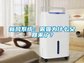 知識百科新風系統：霧霾為什么又回來了？