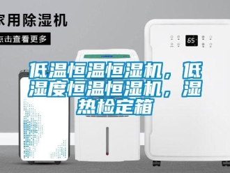 知識百科低溫恒溫恒濕機，低濕度恒溫恒濕機，濕熱檢定箱