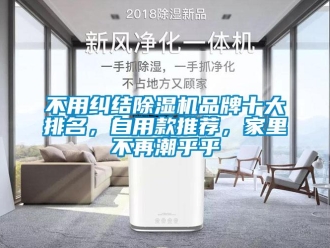 企業新聞不用糾結除濕機品牌十大排名，自用款推薦，家里不再潮乎乎
