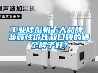 常見問題工業除濕機十大品牌 兼顧性價比和口碑的哪個牌子好？