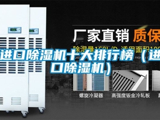 行業新聞進口除濕機十大排行榜（進口除濕機）