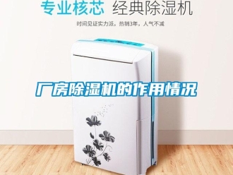 企業新聞廠房除濕機的作用情況
