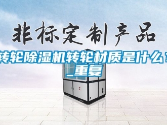 常見問題轉輪除濕機轉輪材質是什么？_重復