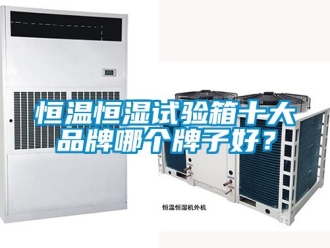 知識百科恒溫恒濕試驗箱十大品牌哪個牌子好？