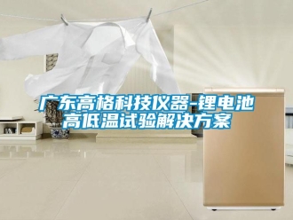 常見問題廣東高格科技儀器-鋰電池高低溫試驗解決方案