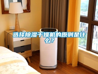 行業新聞選擇除濕干燥機的原則是什么？
