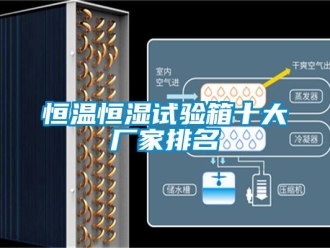 知識百科恒溫恒濕試驗箱十大廠家排名