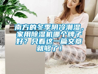 常見問題南方的冬季陰冷潮濕，家用除濕機哪個牌子好？只看這一篇文章就夠了！