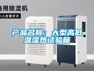 常見問題產品名稱：大型高低溫濕熱試驗箱