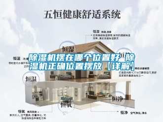 企業新聞除濕機擺在哪個位置好 除濕機正確位置擺放【詳解】