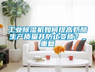 常見問題工業除濕機如何提高奶酪生產質量并防止變質？_重復