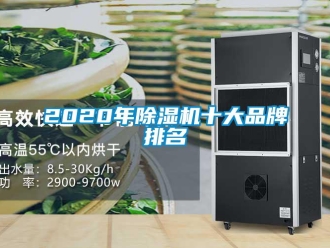 企業新聞2020年除濕機十大品牌排名