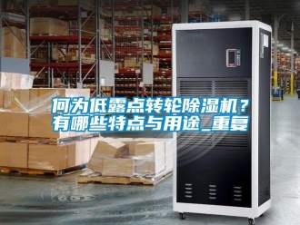 常見問題何為低露點轉輪除濕機？有哪些特點與用途_重復