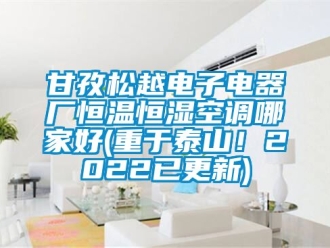 知識百科甘孜松越電子電器廠恒溫恒濕空調哪家好(重于泰山！2022已更新)